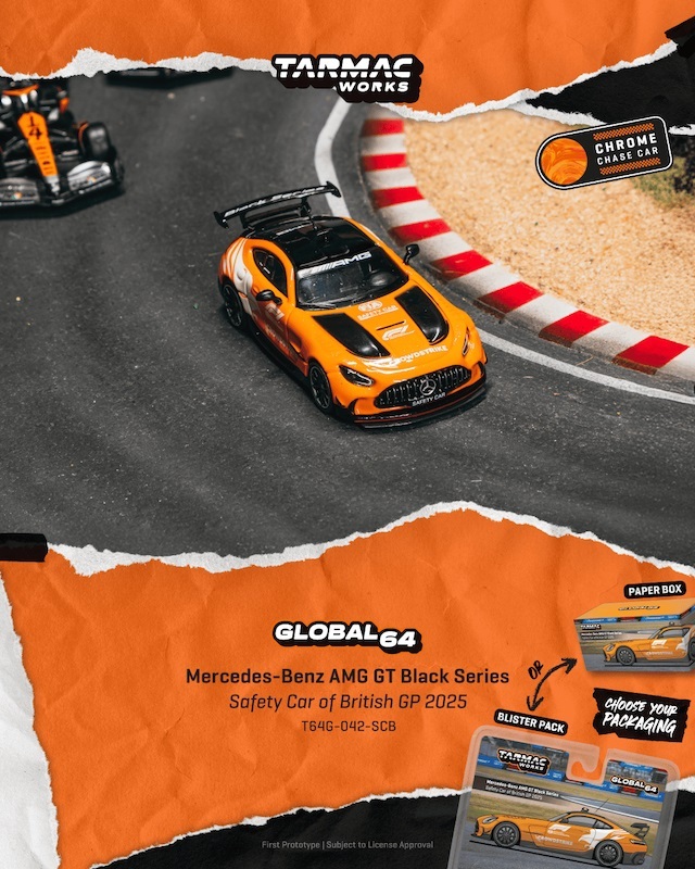 ☆予約品☆ Tarmac 1/64 メルセデスベンツ AMG GT ブラック シリーズ