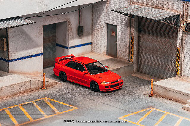 ☆予約品☆ Tarmac 1/64 三菱 ランサー GSR エボリューション III レッド