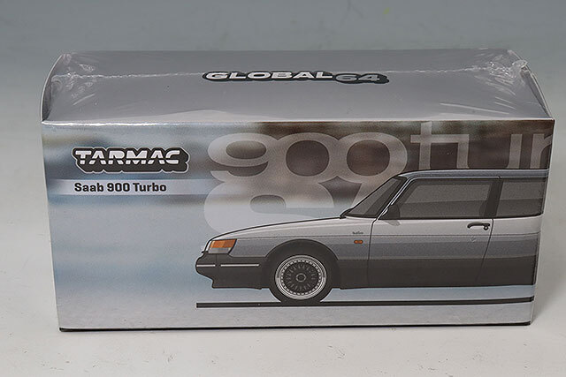 Tarmac 1/64 サーブ 900 ターボ シルバー