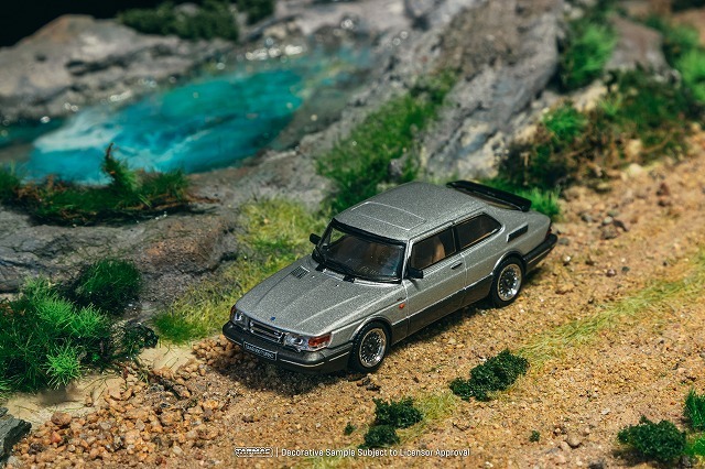 Tarmac 1/64 サーブ 900 ターボ シルバー