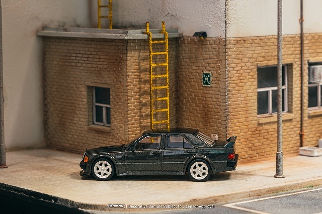 Tarmac 1/64 メルセデスベンツ 190 E 2.5-16 EVO 1ブルー