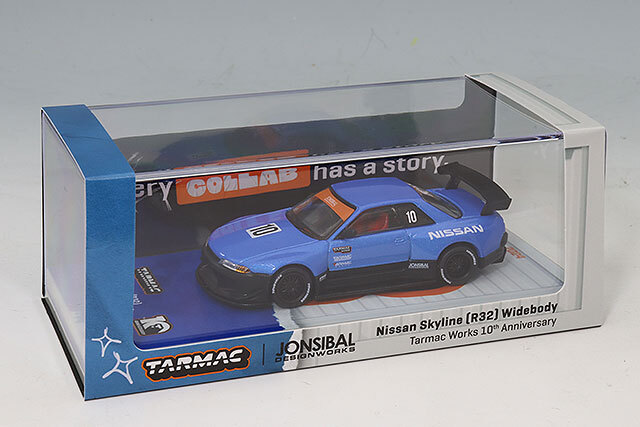 Tarmac 1/64 日産 スカイライン (R32) ワイドボディ Designed by