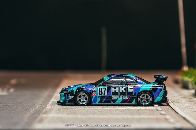 Tarmac 1/64 日産 スカイライン (R32) ワイドボディ HKS