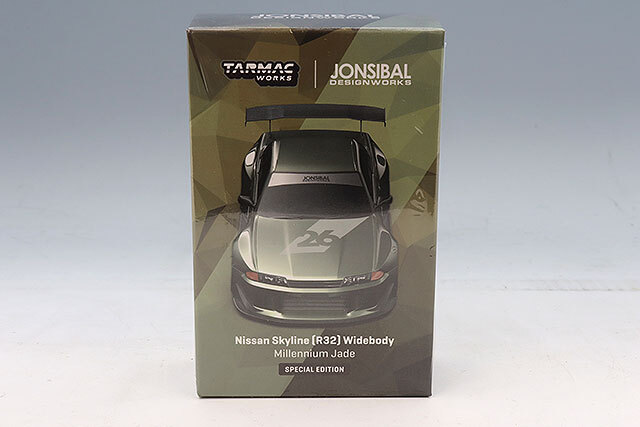 Tarmac 1/64 日産 スカイライン (R32) ワイドボディ ミレニアムジェイド