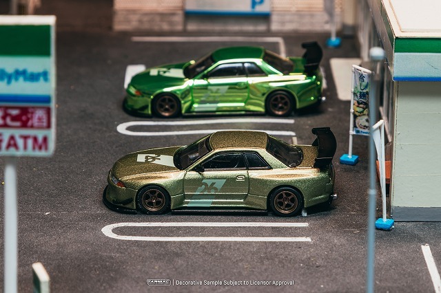 Tarmac 1/64 日産 スカイライン (R32) ワイドボディ ミレニアムジェイド