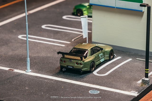 Tarmac 1/64 日産 スカイライン (R32) ワイドボディ ミレニアムジェイド