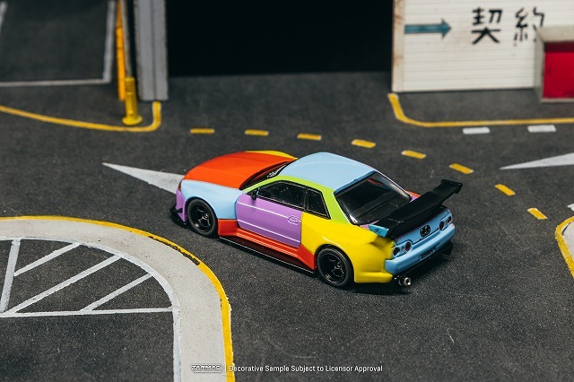 ☆予約品☆ Tarmac 1/64 日産 スカイライン (R32) ワイドボディ Sean