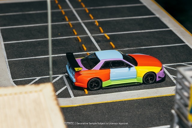 ☆予約品☆ Tarmac 1/64 日産 スカイライン (R32) ワイドボディ Sean