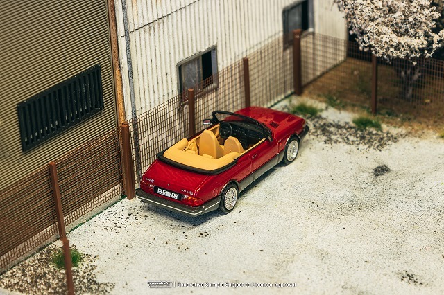 Tarmac 1/64 サーブ 900 ターボ コンバーチブル レッド