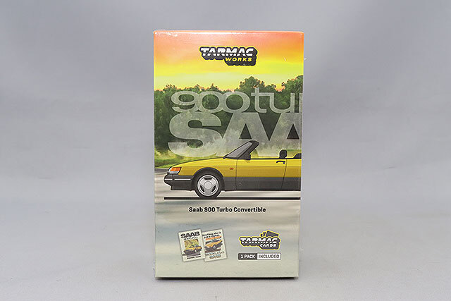 Tarmac 1/64 サーブ 900 ターボ コンバーチブル イエロー