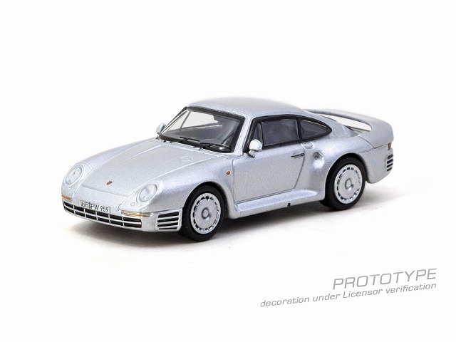 ☆予約品☆ Tarmac 1/64 ポルシェ 959 シルバー