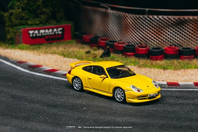 Tarmac 1/64 ポルシェ 911 GT3 (type 996) イエロー