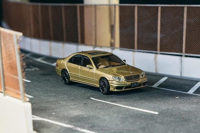 Tarmac 1/64 メルセデスベンツ Sクラス ヴァルド ゴールド