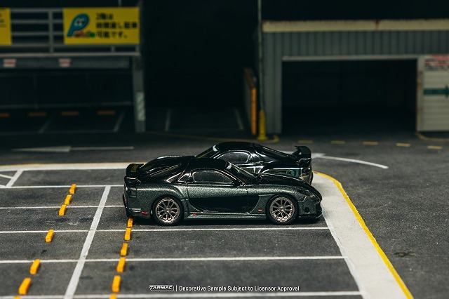 Tarmac 1/64 マツダ RX-7 ヴェイルサイド フォーチュン7 グレイ