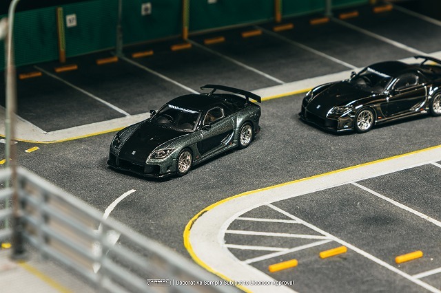 Tarmac 1/64 マツダ RX-7 ヴェイルサイド フォーチュン7 グレイ