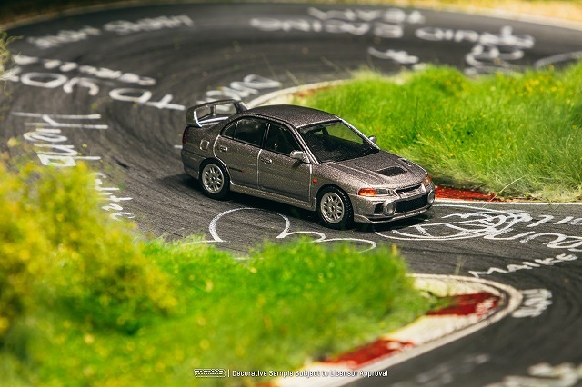 Tarmac 1/64 三菱 ランサー GSR エボリューション IV シルバー