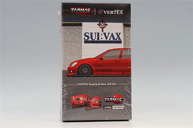 Tarmac 1/64 VERTEX トヨタ アリスト JZS161 レッド
