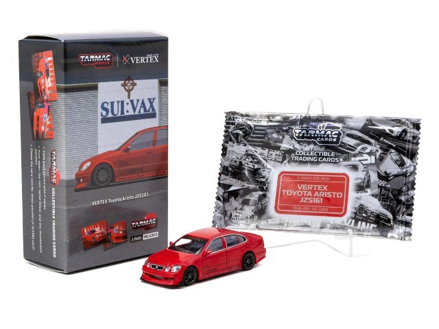 Tarmac 1/64 VERTEX トヨタ アリスト JZS161 レッド