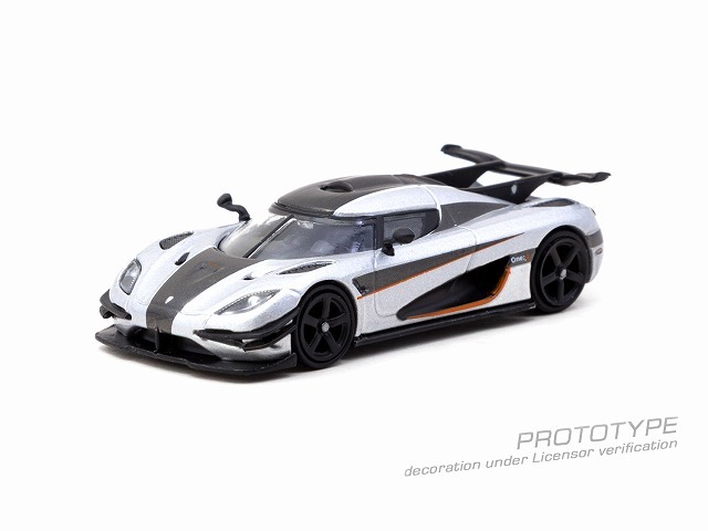 Tarmac 1/64 ケーニグセグ One:1 シルバー