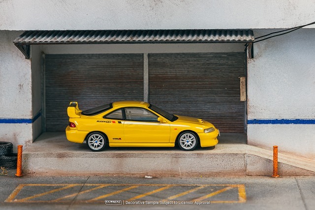 Tarmac 1/64 ホンダ インテグラ タイプR DC2 無限 サンライトイエロー