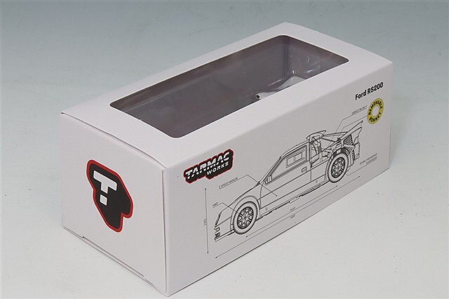 Tarmac 1/64 フォード RS200 ホワイト