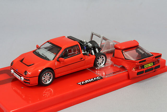Tarmac 1/64 フォード RS200 レッド