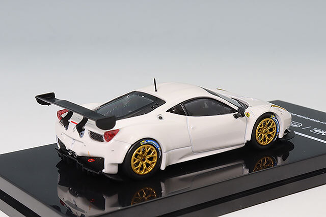 Tarmac x イクソ 1/64 フェラーリ 458 イタリア GT3 ホワイト
