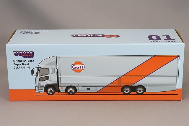 Tarmac 1/64 三菱 FUSO スーパーグレート ガルフレーシング 