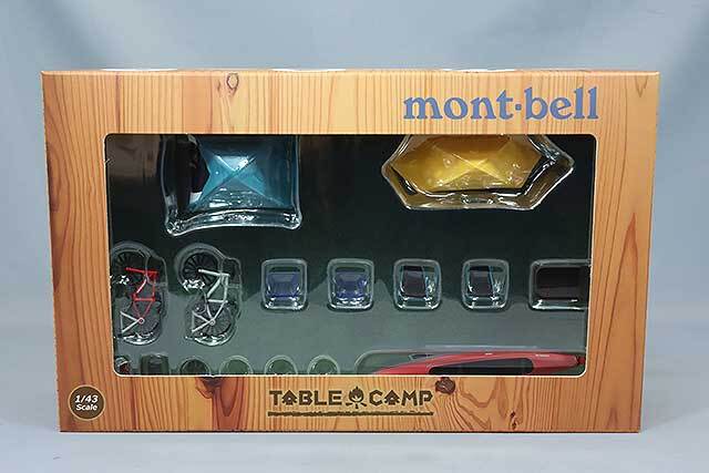 TABLECAMP 1/43 モンベル キャンプセット ステラリッジテント 2 & 3  