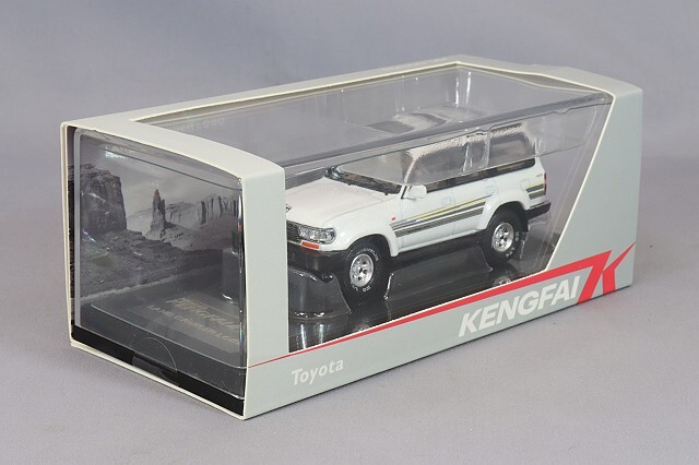 KENGFai(ケンファイ) 1/64 トヨタ ランドクルーザー パールホワイト