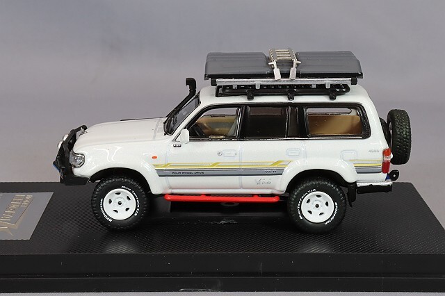 KENGFai(ケンファイ) 1/64 トヨタ ランドクルーザー パールホワイト