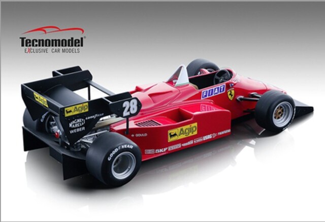 ☆予約品☆ テクノモデル 1/12 フェラーリ 126 C4-M2 ヨーロッパGP