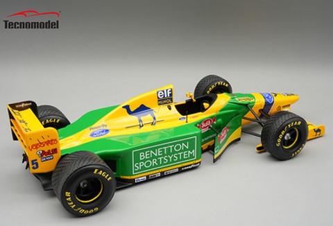 ☆予約品☆ テクノモデル 1/18 ベネトン B193B F1 1993 イギリス