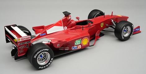 ☆予約品☆ テクノモデル 1/18 フェラーリ F1 2000 モナコGP ウィナー