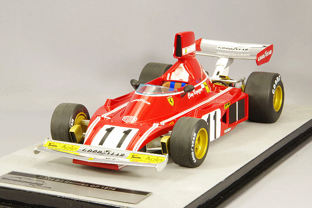 テクノモデル 1/18 フェラーリ 312 B3 1974 F1 ドイツGP ウィナー #11 