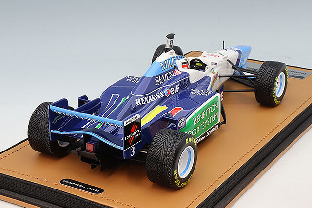テクノモデル 1/18 ベネトン B196 1996 F1 イギリスGP #3 J.アレジ