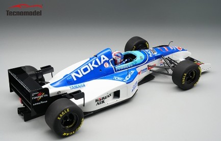 ギルダリア　プレマ　京都GP ☆予約品☆ テクノモデル 1/18 ティレル ヤマハ F1 1995 イギリスGP #3
