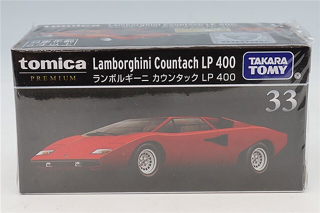 トミカプレミアム 33 1/61 ランボルギーニ カウンタック LP400 レッド