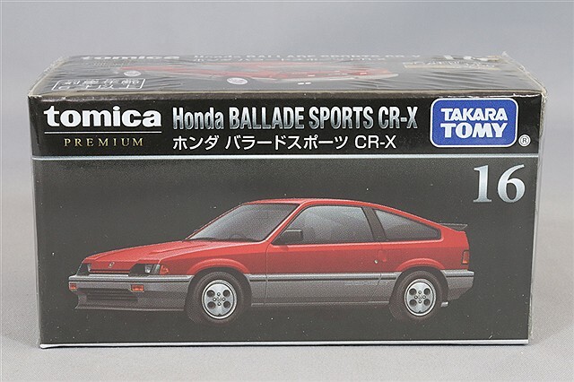 トミカプレミアム 16 1/60 ホンダ バラードスポーツ CR-X レッド