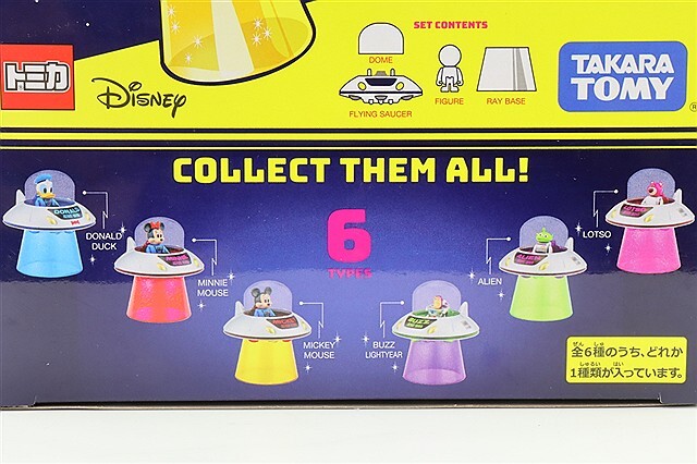 トミカ チューンズ ディズニー キャラクターズ Vol.2 スペース レトロ トミカチューンズ ディズニーキャラクターズ Vol.2 SPACE RETRO 1BOX 6