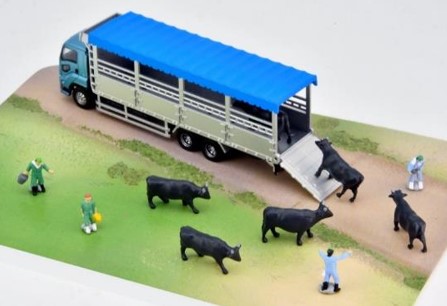 トミーテック トラックコレクション 1/150 家畜運搬車セットA 畜産