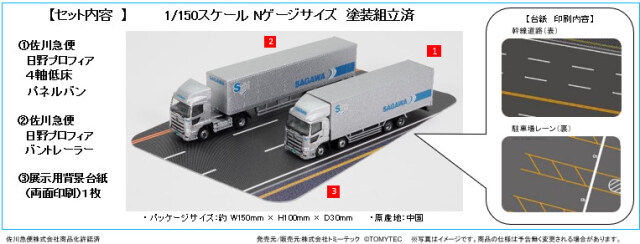 トミーテック トラックトレーラーコレクション 1/150 佐川急便