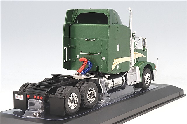 イクソ 1/43 ピータービルト 377 A/E 1998 グリーン