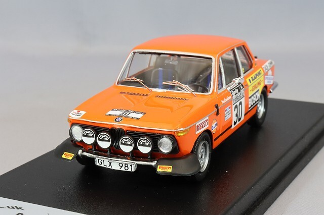 トロフュー 1/43 BMW 2002 1973 RAC ラリー 16位 グループ1 ウィナー