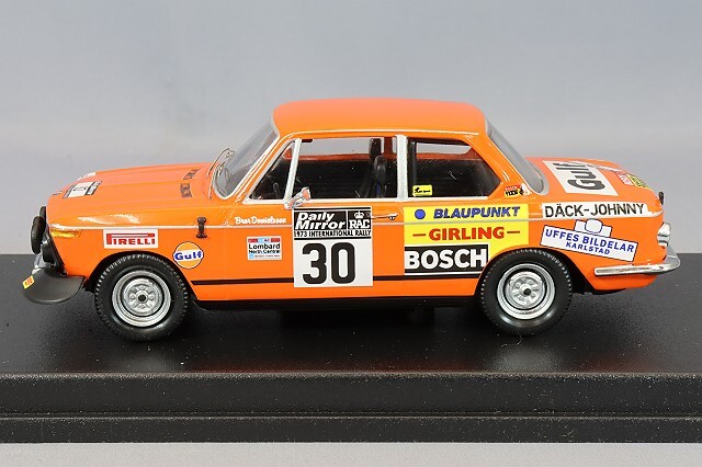 トロフュー 1/43 BMW 2002 1973 RAC ラリー 16位 グループ1 ウィナー