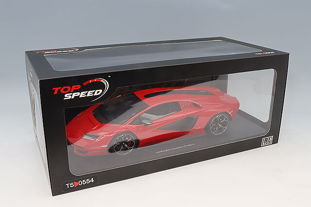 TOP SPEED 1/18 ランボルギーニ カウンタック LPI 800-4 ロッソマーズ