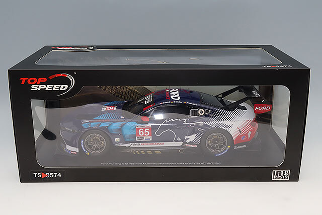 TOP SPEED 1/18 フォード マスタング GT3 2024 IMSA デイトナ24H #65 J