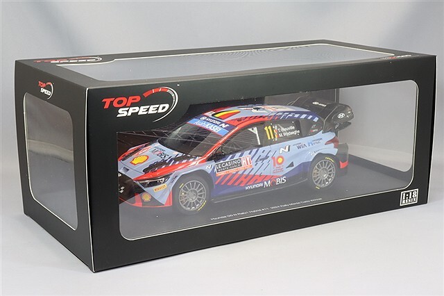 TOP SPEED 1/18 ヒョンデ i20 N ラリー1 2024 モンテカルロ