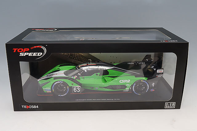 TOP SPEED 1/18 ランボルギーニ SC63 2024 IMSA セブリング12H