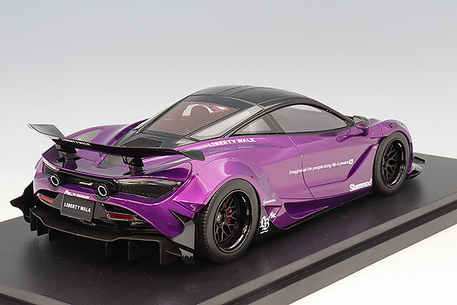 TOP SPEED 1/18 マクラーレン 720S LB-Works パープル